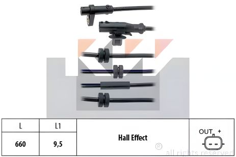 Датчик ABS для FORD B-MAX, FORD TOURNEO, FORD TRANSIT, KW (460126) Датчик ABS для FORD B-MAX, FORD TOURNEO, FORD TRANSIT, KW (460126)