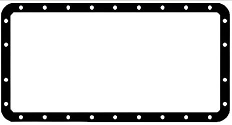 Прокладка поддона BGA для LT 2.8 TDI (OP8385)