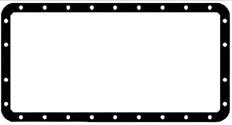 Прокладка поддона BGA для LT 2.8 TDI (OP8385)