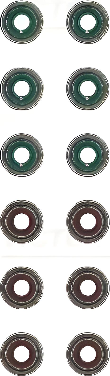 Сальників клапану комплект TOYOTA DAIHATSU SUBARU PEUGEOT CITPOEN 1KR-FE, CFA (384F), CFB (1KR) 05-, VICTOR RE