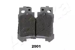 Колодки задні гальмівні Lexus LS 06- 4.6-5.0, ASHIKA (51022001)