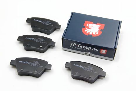 Гальмівні задні колодки Caddy/Jetta 10-/Golf 09-13, JP Group (1163707210) Гальмівні задні колодки Caddy/Jetta 10-/Golf 09-13, JP Group (1163707210)