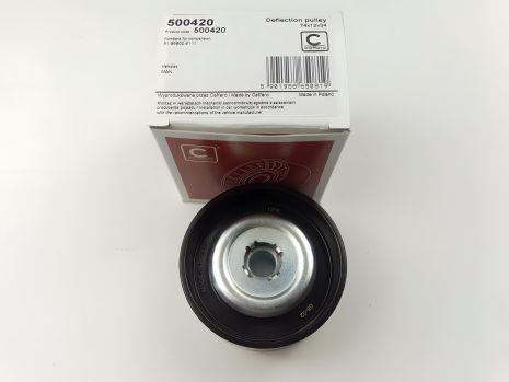 Паразитний ролик ременя генератора MAN, CAFFARO (500420) метал. Паразитний ролик ременя генератора MAN, CAFFARO (500420) метал.