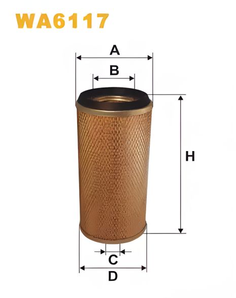 Воздушный фильтр для LAND ROVER, LDV SHERPA, DAF 400-Serie, WIX FILTERS (WA6117) Воздушный фильтр для LAND ROVER, LDV SHERPA, DAF 400-Serie, WIX FILTERS (WA6117)