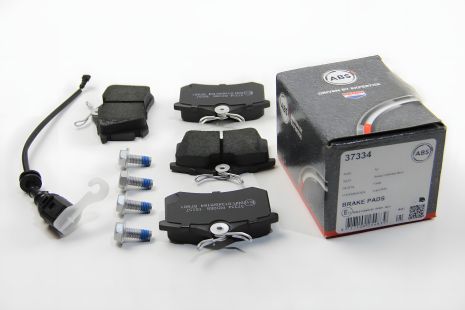 Задні гальмівні колодки для Caddy III/IV/Passat/Audi A4/A6 (Lucas) (ABS 37334), A.B.S. (37334) Задні гальмівні колодки для Caddy III/IV/Passat/Audi A4/A6 (Lucas) (ABS 37334), A.B.S. (37334)
