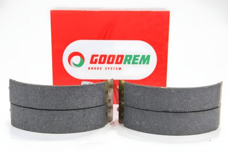 Задние тормозные колодки для Nissan Micra 03-10/ Note 02-12/ Tiida 07-12 (Lockheed), GOODREM (RM1296)