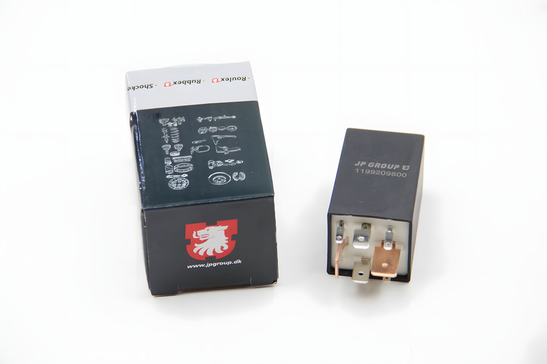 Реле топливного насоса для Octavia/Golf IV/Passat B5 (7 конт./40А), JP Group (1199209800) Реле топливного насоса для Octavia/Golf IV/Passat B5 (7 конт./40А), JP Group (1199209800)