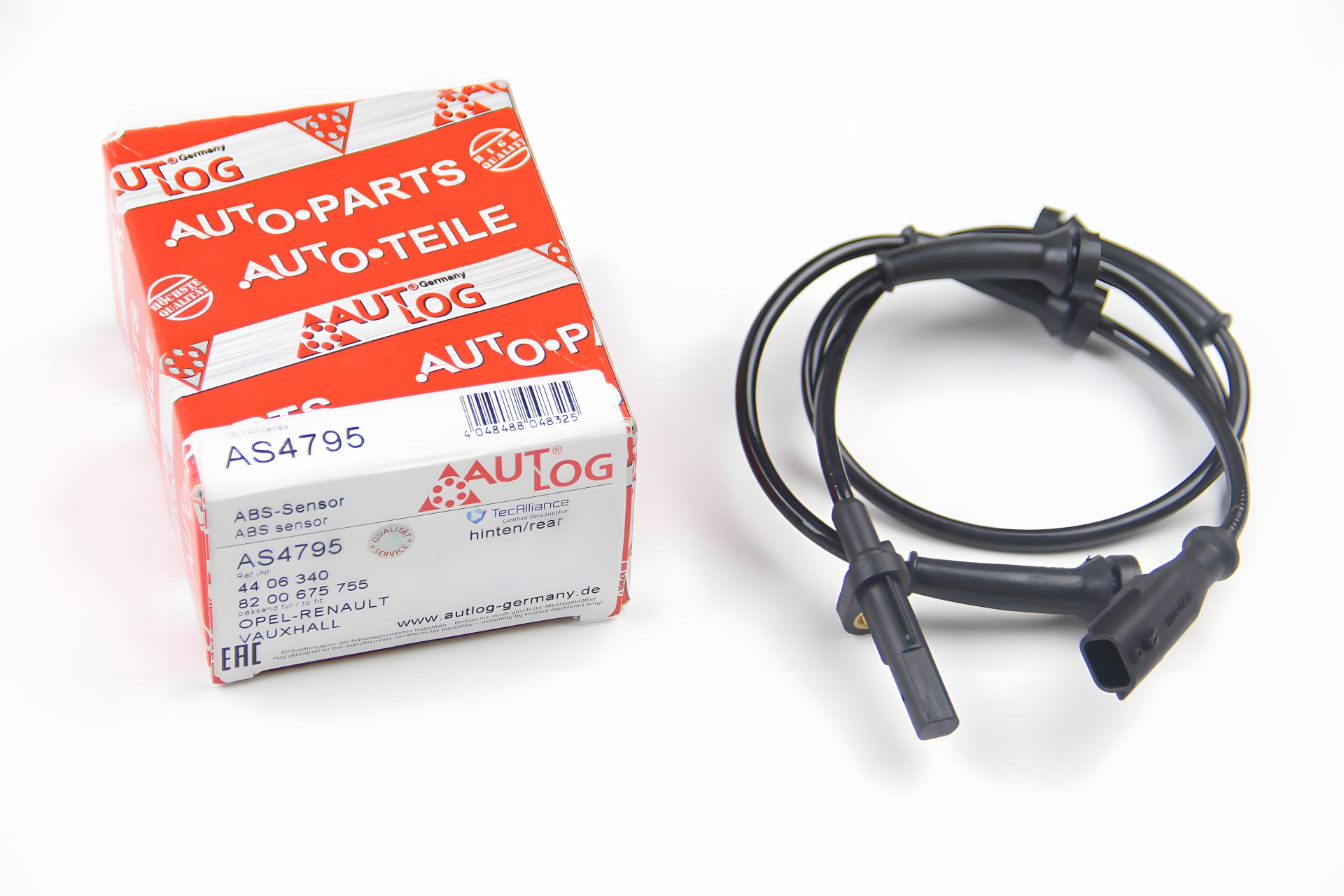 Датчик ABS задній для Trafic/Vivaro 2006-2014, AUTLOG (AS4795) точний Датчик ABS задній для Trafic/Vivaro 2006-2014, AUTLOG (AS4795) точний