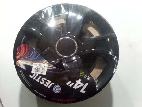 Ковпаки JESTIC (Польща), 14" BIS RIG BLACK (к-т 4 шт) (14BISRINGBLACK) - Стильний вигляд Ковпаки JESTIC (Польща), 14" BIS RIG BLACK (к-т 4 шт) (14BISRINGBLACK) - Стильний вигляд