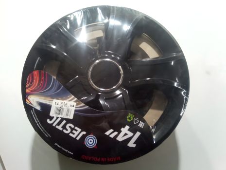 Ковпаки JESTIC (Польща), 14" BIS RIG BLACK (к-т 4 шт) (14BISRINGBLACK) - Стильний вигляд Ковпаки JESTIC (Польща), 14" BIS RIG BLACK (к-т 4 шт) (14BISRINGBLACK) - Стильний вигляд