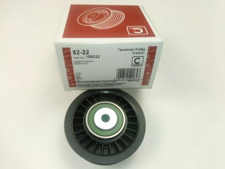 Генераторный паразитный ролик ремня VAG 1.9 TDI, CAFFARO (82-22) пластиковый (038145278)