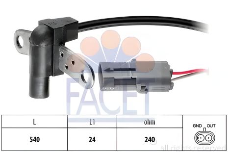 Датчик колінвала Renault 19, 21, 25, CLIO I, LAGUNA I ,MEGANE 1.2-3.0 84-, FACET (90016) Датчик колінвала Renault 19, 21, 25, CLIO I, LAGUNA I ,MEGANE 1.2-3.0 84-, FACET (90016)
