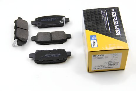 Задні гальмівні колодки Qashqai/X-Trail 07- (39x105,4x13,7), Bremsi (BP3351)