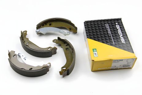 Задні гальмівні колодки Peugeot 206 98- (Bosch), Bremsi (GF0386)