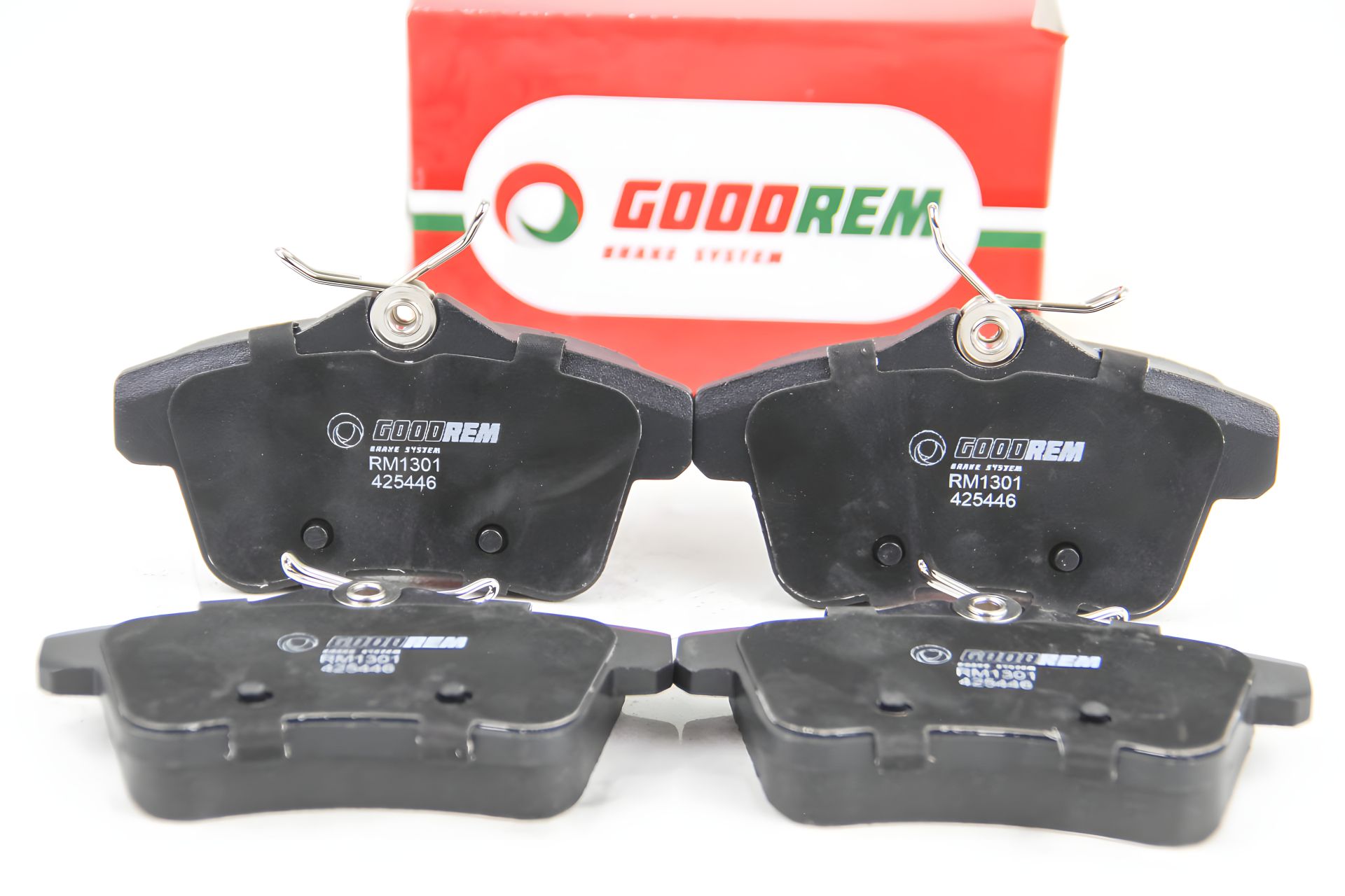 Задні гальмівні колодки GOODREM (RM1301) Citroen C4 09-/Peugeot 3008 09- (TRW) Задні гальмівні колодки GOODREM (RM1301) Citroen C4 09-/Peugeot 3008 09- (TRW)