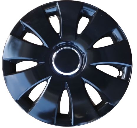 Колпаки JESTIC (Польша), 13" модель AURA RING BLACK (комплект 4 шт) (13AURARINGBLACK)