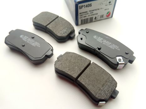 Задние тормозные колодки для Tucson (TL), Hi-Q (SP1406) (58302-2SA10)
