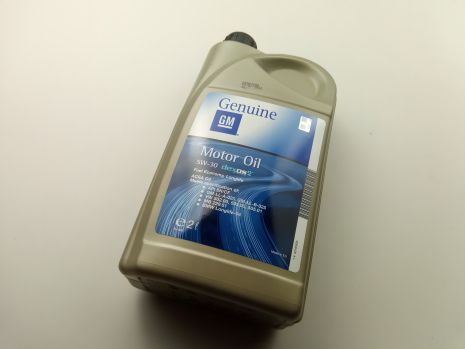 Моторна синтетична олива 5W-30 GM Dexos2 2л (1942001)