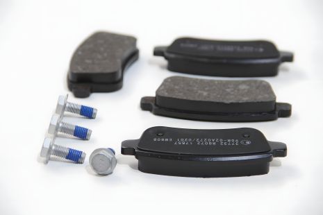 Задні гальмівні колодки Megane III/Fluence 08- (37732) A.B.S. Задні гальмівні колодки Megane III/Fluence 08- (37732) A.B.S.