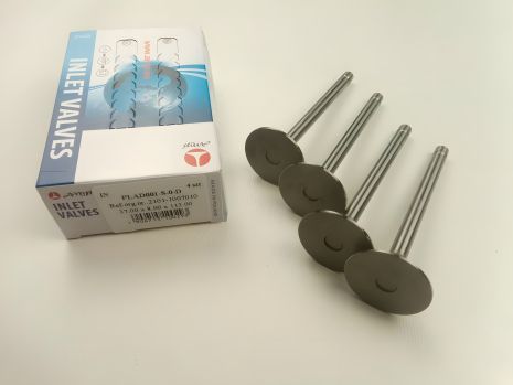 Впускные клапана ВАЗ 2101, AMP (PLAD001) 4 шт. (2101-1007010)