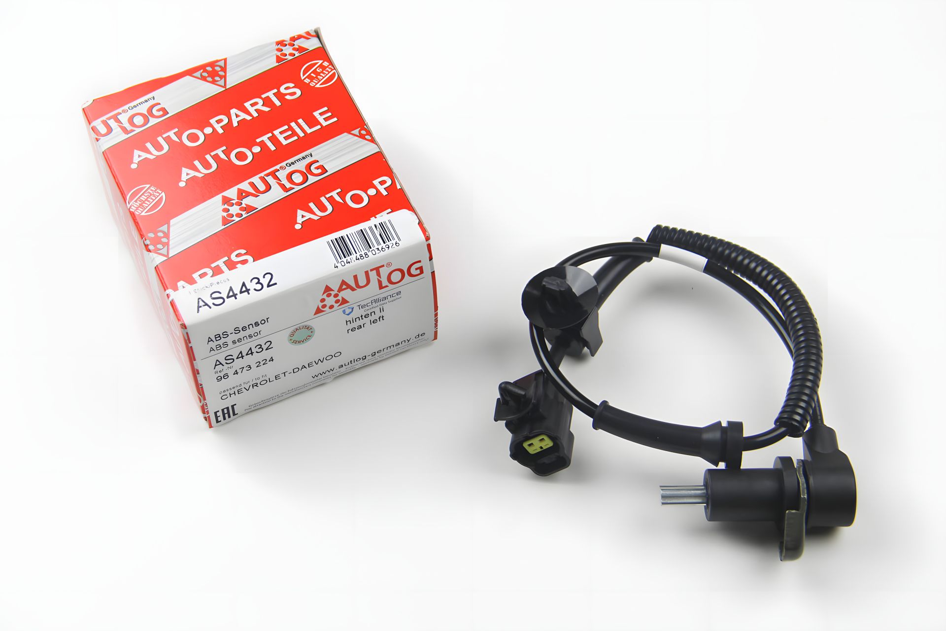 Датчик ABS AUTLOG (AS4432) для Daewoo KALOS/Chevrolet AVEO 02- задній Лівий Датчик ABS AUTLOG (AS4432) для Daewoo KALOS/Chevrolet AVEO 02- задній Лівий