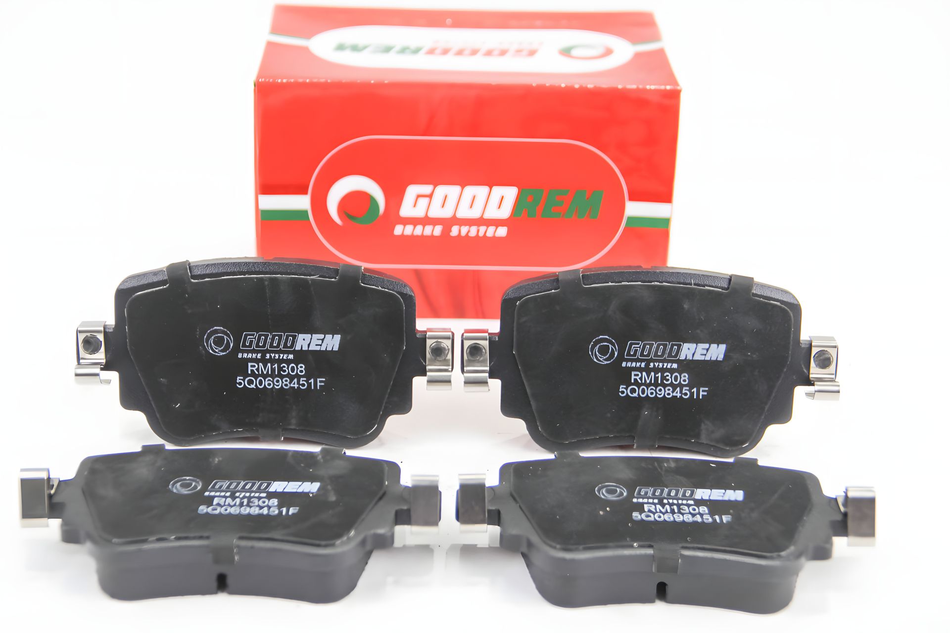 AUDI Q3/Octavia III/Sharan 12- задні гальмівні колодки (TRW) (RM1308) GOODREM AUDI Q3/Octavia III/Sharan 12- задні гальмівні колодки (TRW) (RM1308) GOODREM