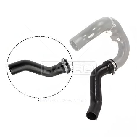 Длинный патрубок интеркулера Doblo 1.3D Multijet 10-, RAPRO (11534)
