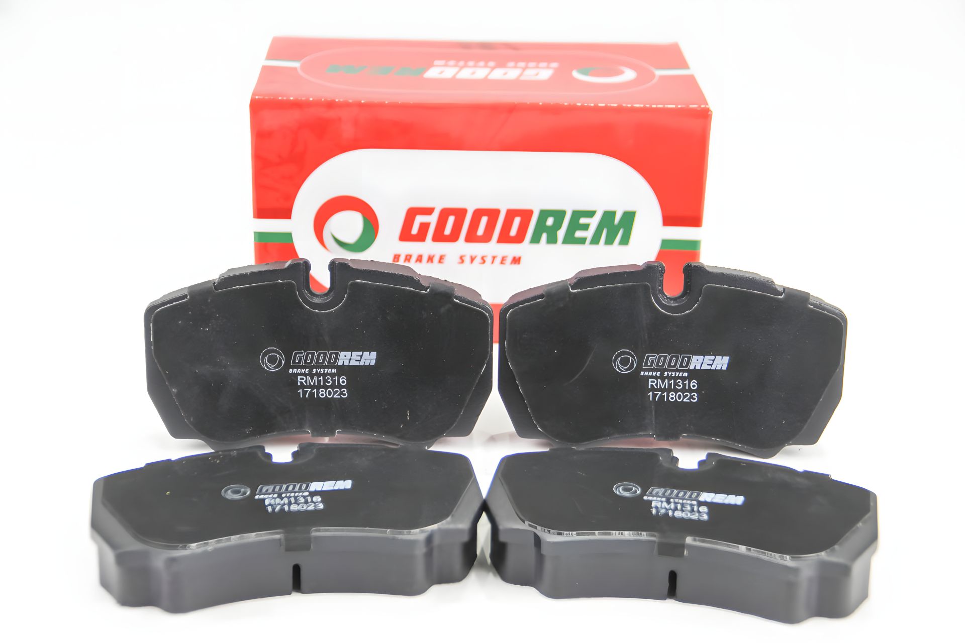 Задні гальмівні колодки Daily/Transit 06-, GOODREM (RM1316) Задні гальмівні колодки Daily/Transit 06-, GOODREM (RM1316)