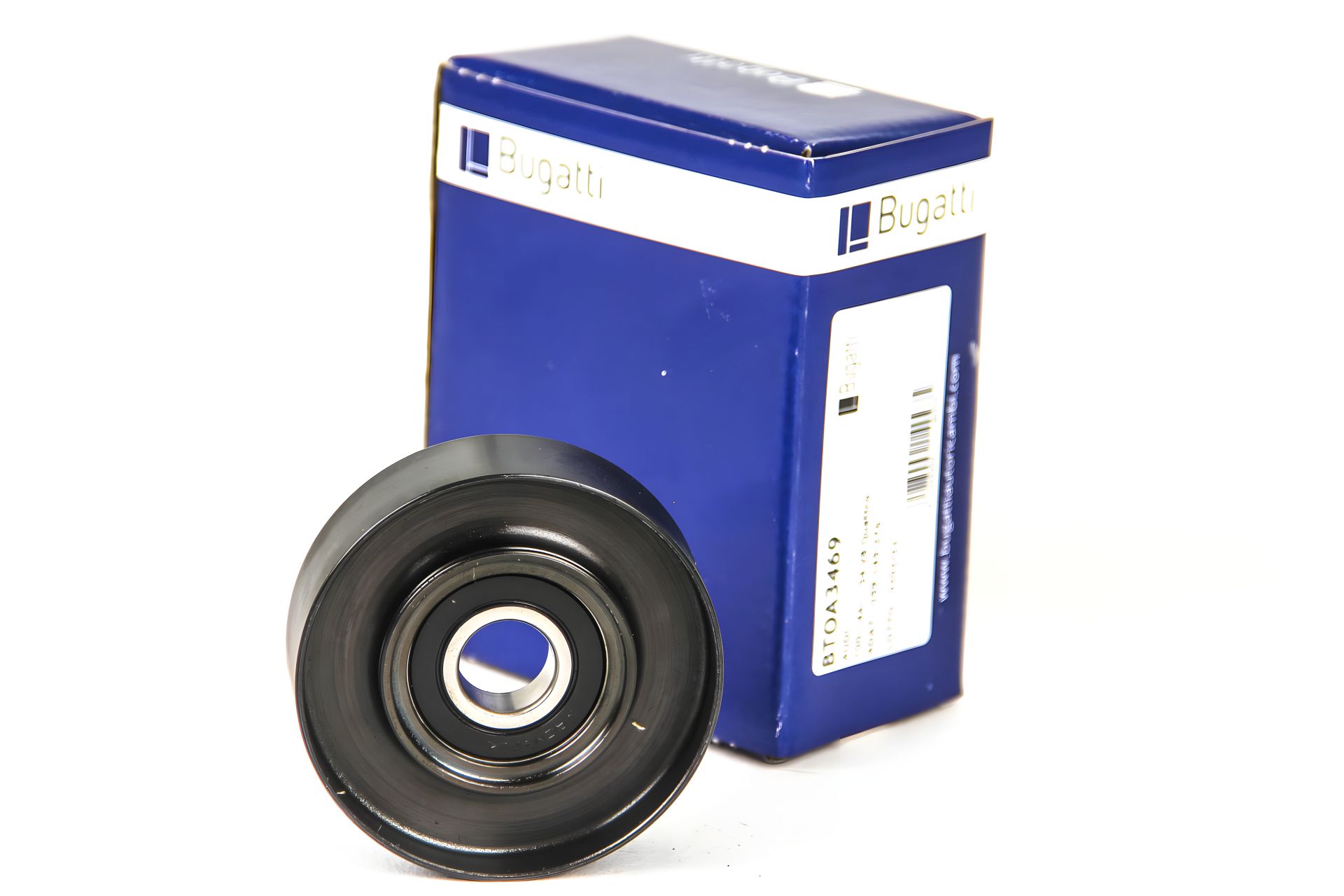 Натяжний ролик Passat B5/Superb/Audi A4/A6/A8 2.5TDI 97-, BUGATTI (BTOA3469) Натяжний ролик Passat B5/Superb/Audi A4/A6/A8 2.5TDI 97-, BUGATTI (BTOA3469)