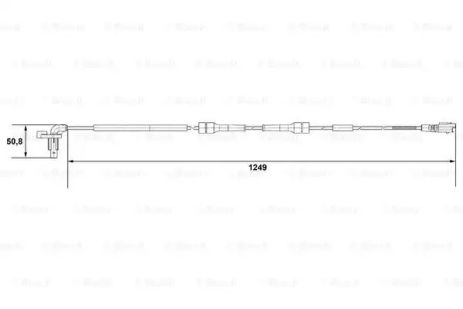 Датчик ABS PEUGEOT PARTNER, CITROËN BERLINGO, BOSCH (0265007666)