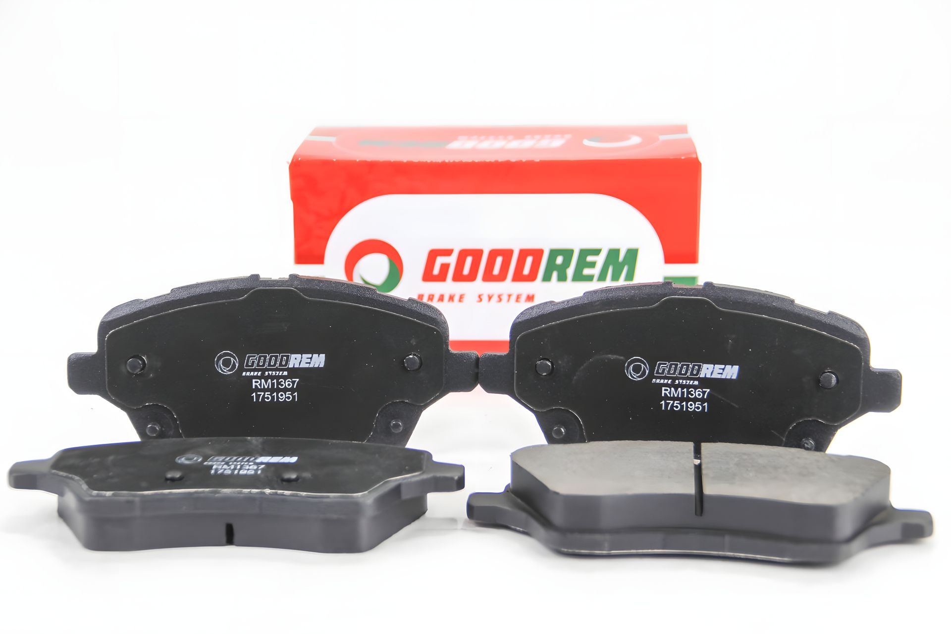 Гальмівні передні колодки B-Max/Fiesta/Tourneo/Transit (12-21), GOODREM (RM1367) Гальмівні передні колодки B-Max/Fiesta/Tourneo/Transit (12-21), GOODREM (RM1367)