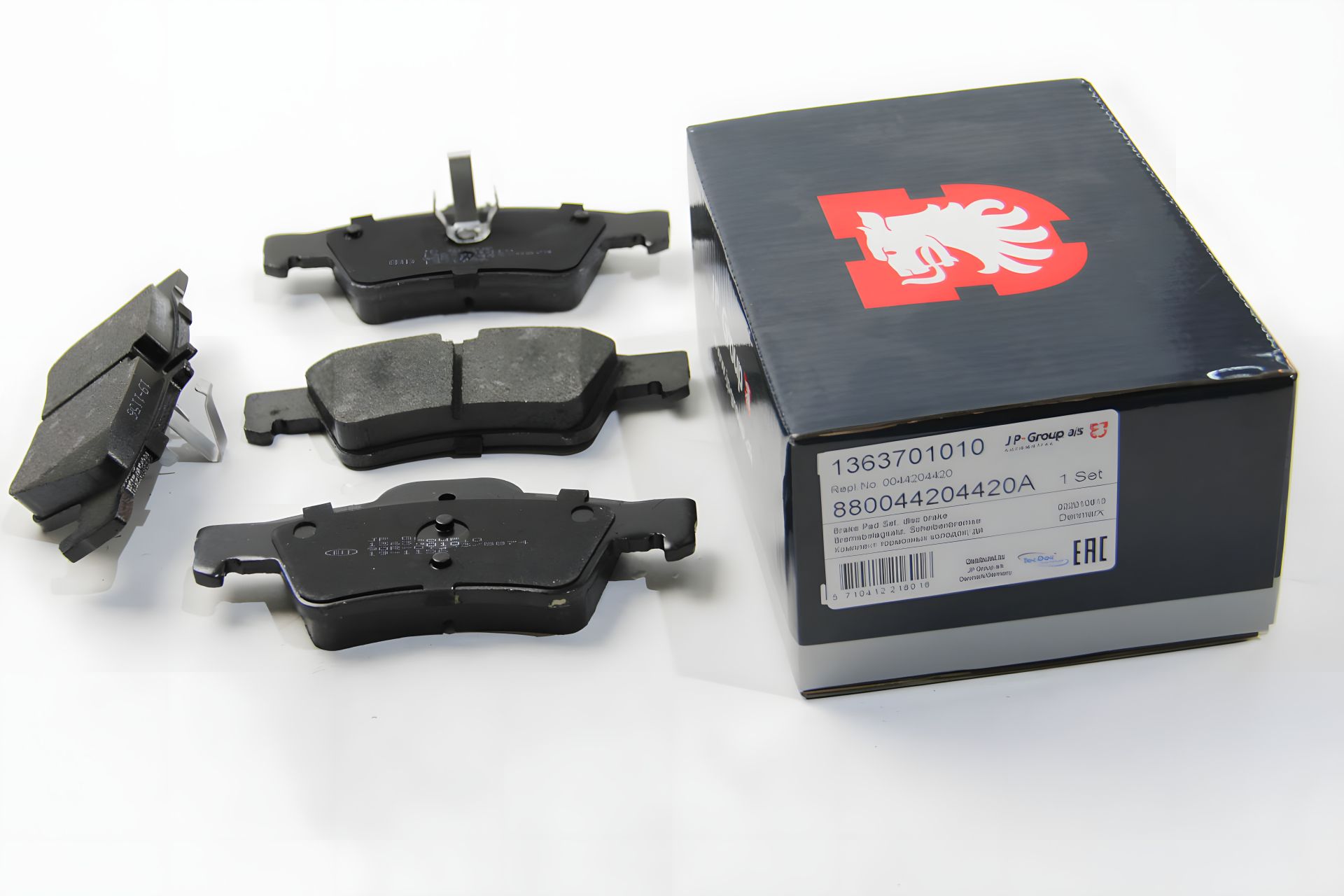 Задні гальмівні колодки MB E/S-клас (W211/W212/W220/W221) 99-, JP Group (1363701010) Задні гальмівні колодки MB E/S-клас (W211/W212/W220/W221) 99-, JP Group (1363701010)