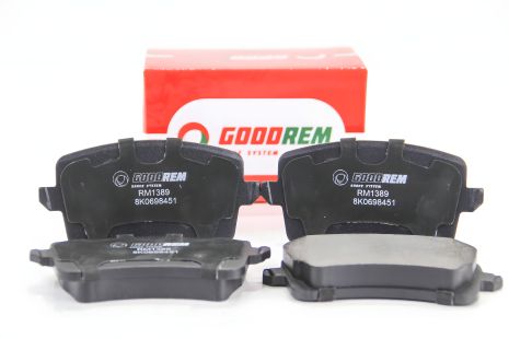 Гальмівні задні колодки A4 07-/Q5 12- (ATE), GOODREM (RM1389) Гальмівні задні колодки A4 07-/Q5 12- (ATE), GOODREM (RM1389)