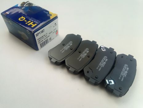 Задні дискові гальмівні колодки для Accent (MC), i20, Hi-Q (SP1187) (58302-1GA00)