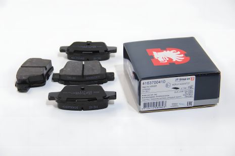 Задні гальмівні колодки для Peugeot 207/307/Citroen C4 06- (Bosch), JP Group (4163700410) Задні гальмівні колодки для Peugeot 207/307/Citroen C4 06- (Bosch), JP Group (4163700410)