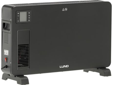 Конвекторний обігрівач LUND від ел.мережі-230 В, 3 робочих режими-1,1,3 та 2,3 кВт з вентилятором Yato 68652