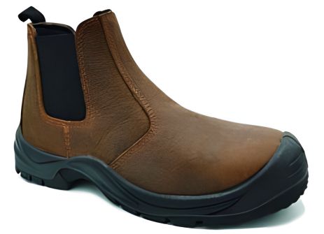 Низкие рабочие сапоги с нубуком кожи CHELSEA, размер 45, с полиур. подошвой Yato YT-807727