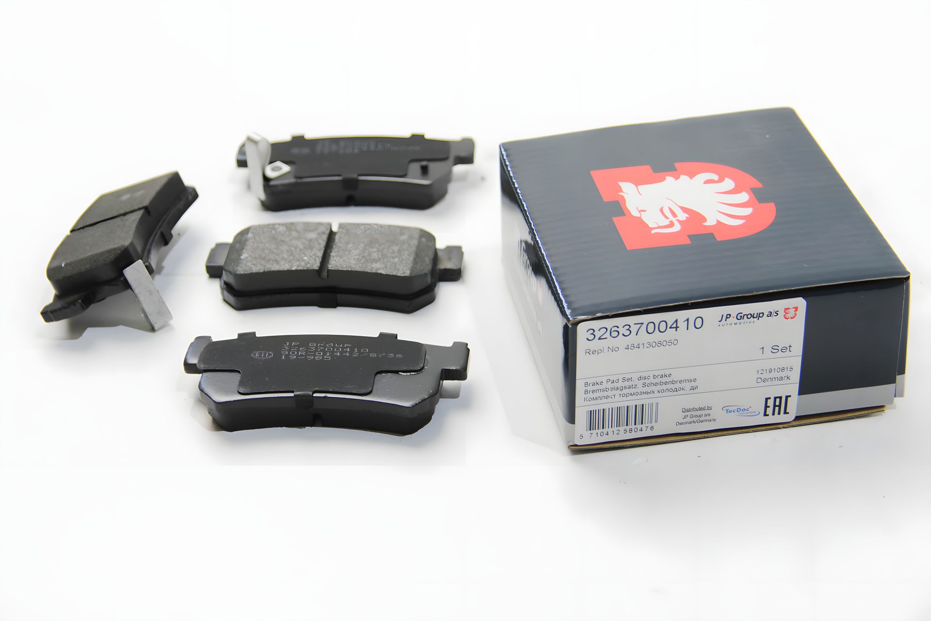 Задние тормозные колодки Ssangyong Actyon/Kyron/Rexton 02- (sangshin), JP Group (3263700410) Задние тормозные колодки Ssangyong Actyon/Kyron/Rexton 02- (sangshin), JP Group (3263700410)