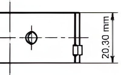 Вкладиші шатунні OPEL 2.0 C20NE/X20XEV/C20LET, KOLBENSCHMIDT (77268620)