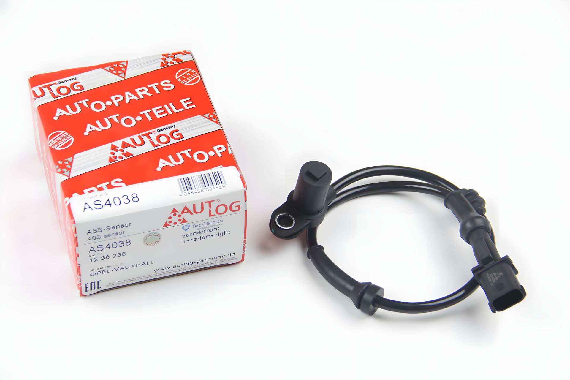 ABS датчик передній Combo/Corsa C 01- (510 мм), AUTLOG (AS4038) ABS датчик передній Combo/Corsa C 01- (510 мм), AUTLOG (AS4038)