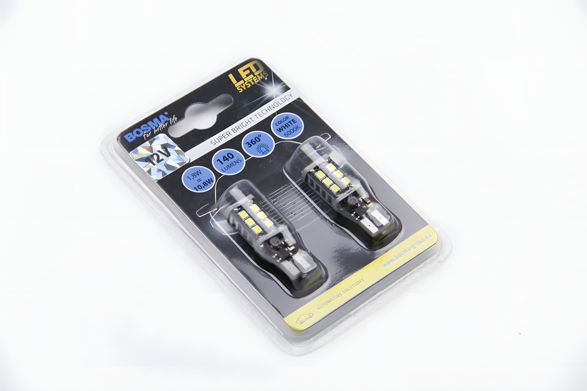 Автолампа T15 LED 12V 15xSMD 3528 Белая 2шт, BOSMA (4250) Автолампа T15 LED 12V 15xSMD 3528 Белая 2шт, BOSMA (4250)