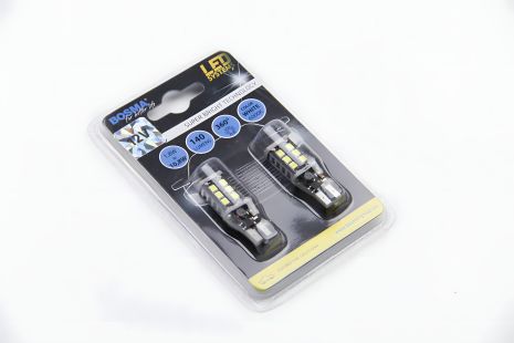 Автолампа T15 LED 12V 15xSMD 3528 Белая 2шт, BOSMA (4250) Автолампа T15 LED 12V 15xSMD 3528 Белая 2шт, BOSMA (4250)