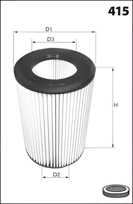 Фільтр повітряний NP300, MECAFILTER (EL9306) Фільтр повітряний NP300, MECAFILTER (EL9306)