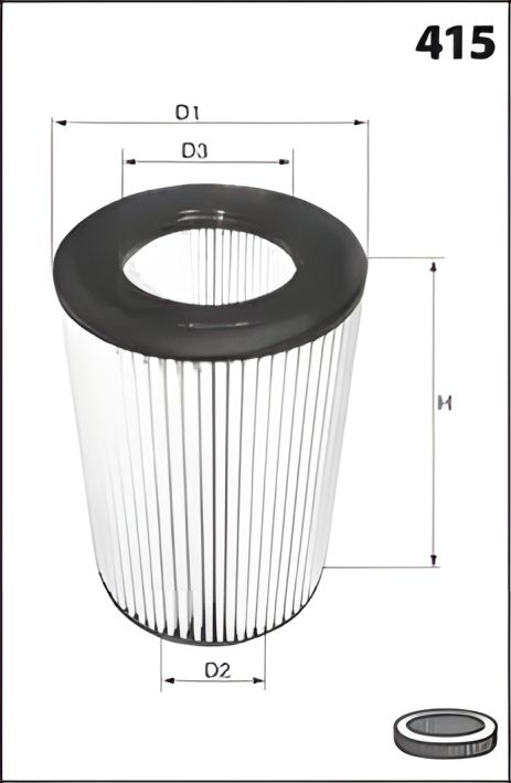 Фильтр воздушный для NISSAN NP300, MECAFILTER (EL9306) Фильтр воздушный для NISSAN NP300, MECAFILTER (EL9306)