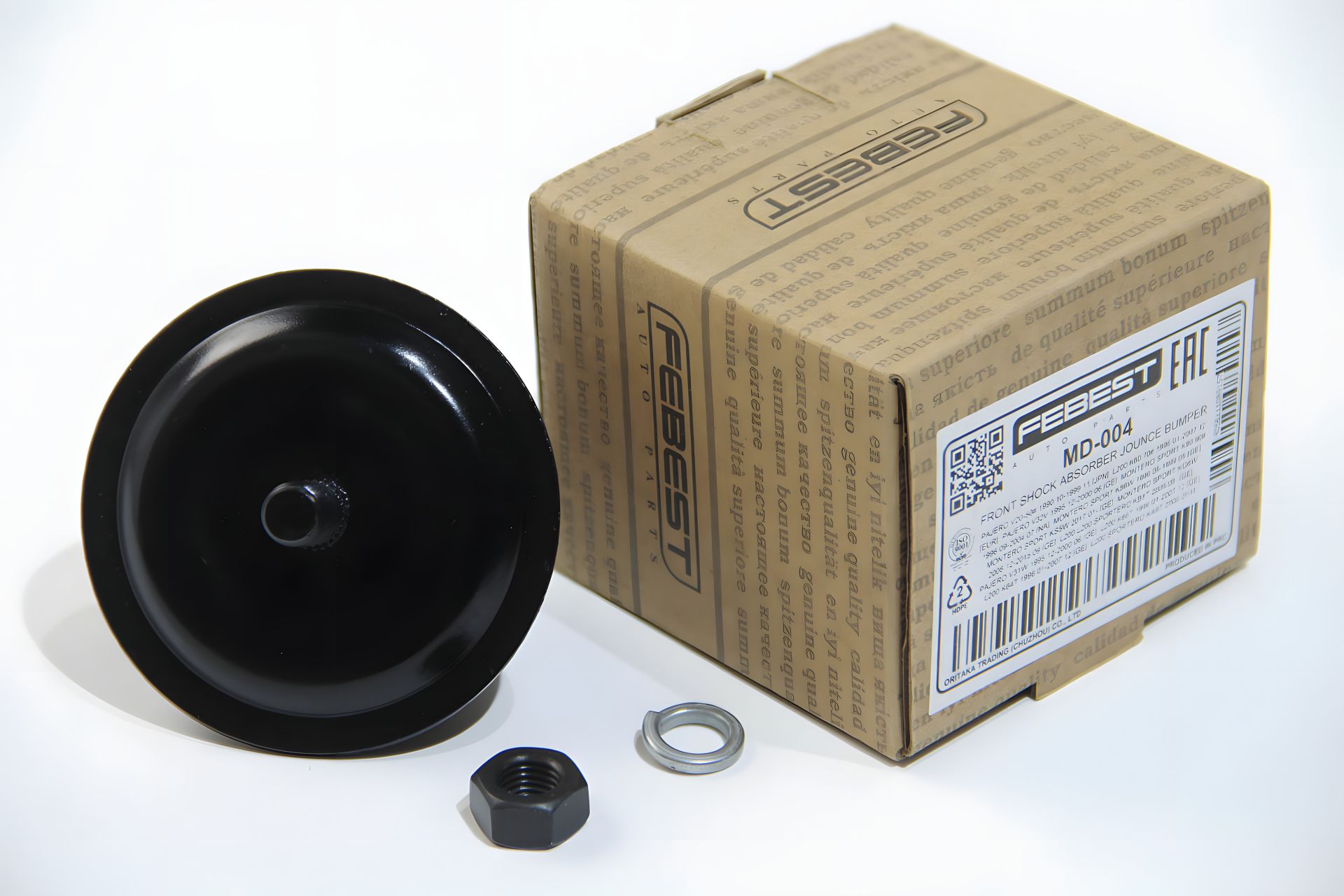 Передні відбійники амортизаторів Pajero/Pajero Sport 90-, FEBEST (MD004) Передні відбійники амортизаторів Pajero/Pajero Sport 90-, FEBEST (MD004)