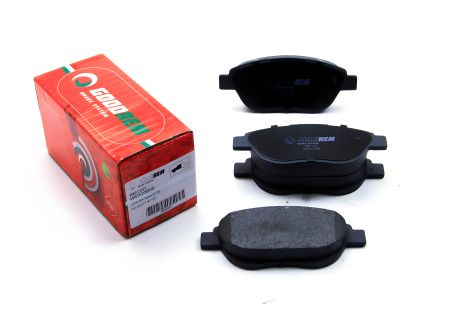 Передние тормозные колодки Berlingo/Partner 01-/Doblo 03- (137x57.3x19), GOODREM (RM1201)