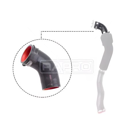 Інтеркулера патрубок Master/Movano 2.5 dCi/CDTI 06- L (короткий), RAPRO (12665)