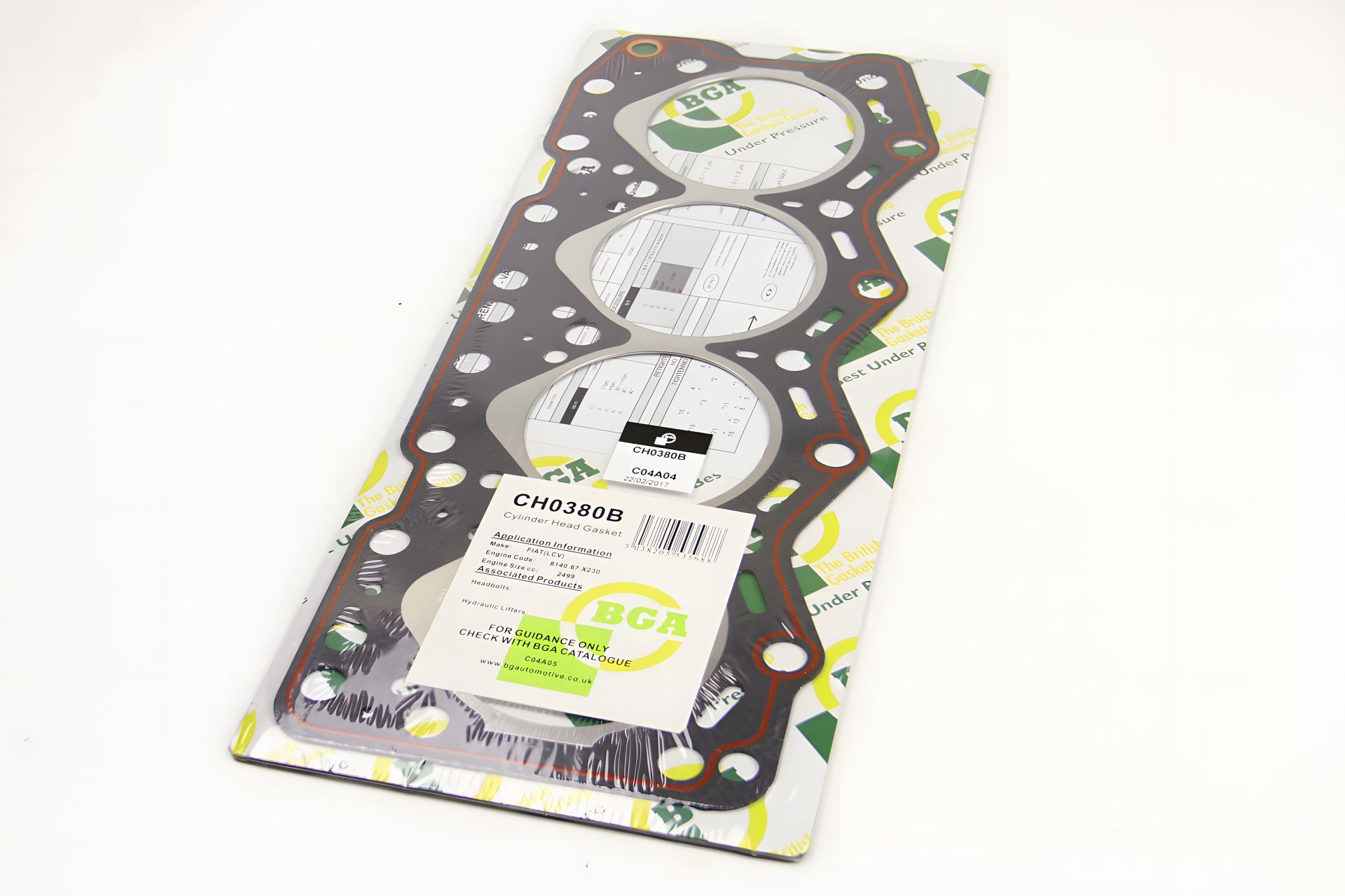 Прокладка головки для Ducato/Jumper 2.5D 86-02, BGA (CH0380B) Прокладка головки для Ducato/Jumper 2.5D 86-02, BGA (CH0380B)