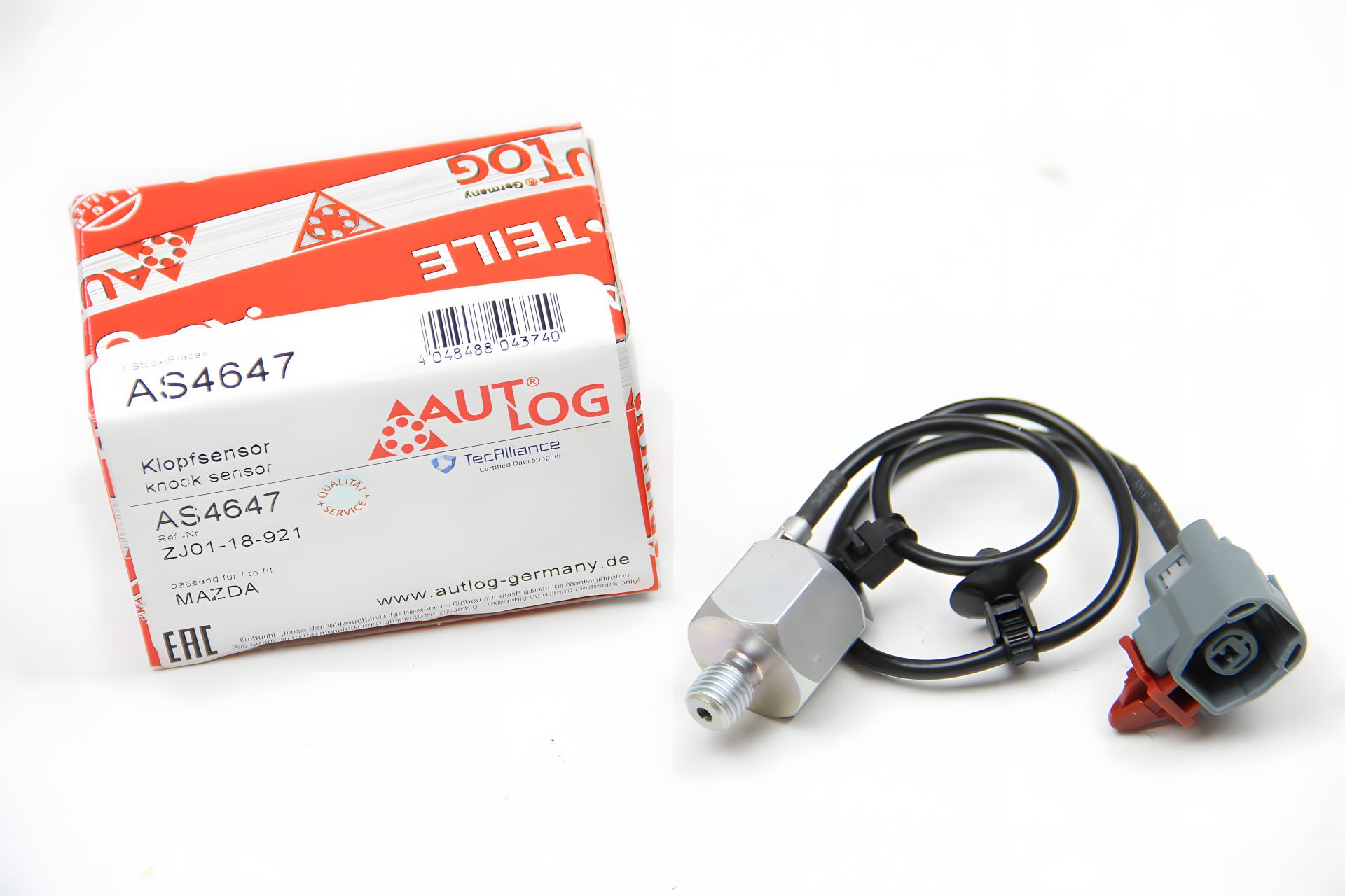 Датчик детонації для Mazda2/3 1.3-1.6i 04-14, AUTLOG (AS4647) Датчик детонації для Mazda2/3 1.3-1.6i 04-14, AUTLOG (AS4647)