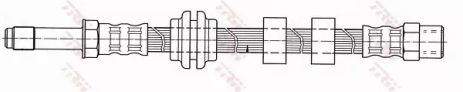 Тормозной шланг SEAT - VOLKSWAGEN Cordoba/Cordoba Vario/Ibiza/Inca/Caddy/Golf/Golf Cabrio/Golf Esta, TRW (PHB3